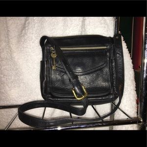 Fossil Traveler Crossbody Black
